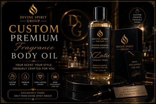 Custom Premium Fragrance Body Oil